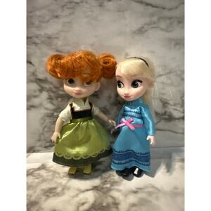 5" animator collection Elsa and anna dolls